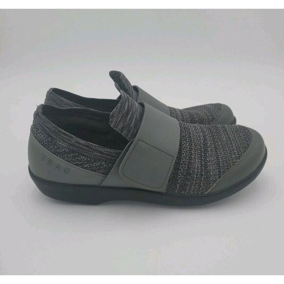 Traq by Alegria Womens Qwik Knit Slip on Shoes Charcoal Gray 41M US 10.5 11 - Picture 5 of 12
